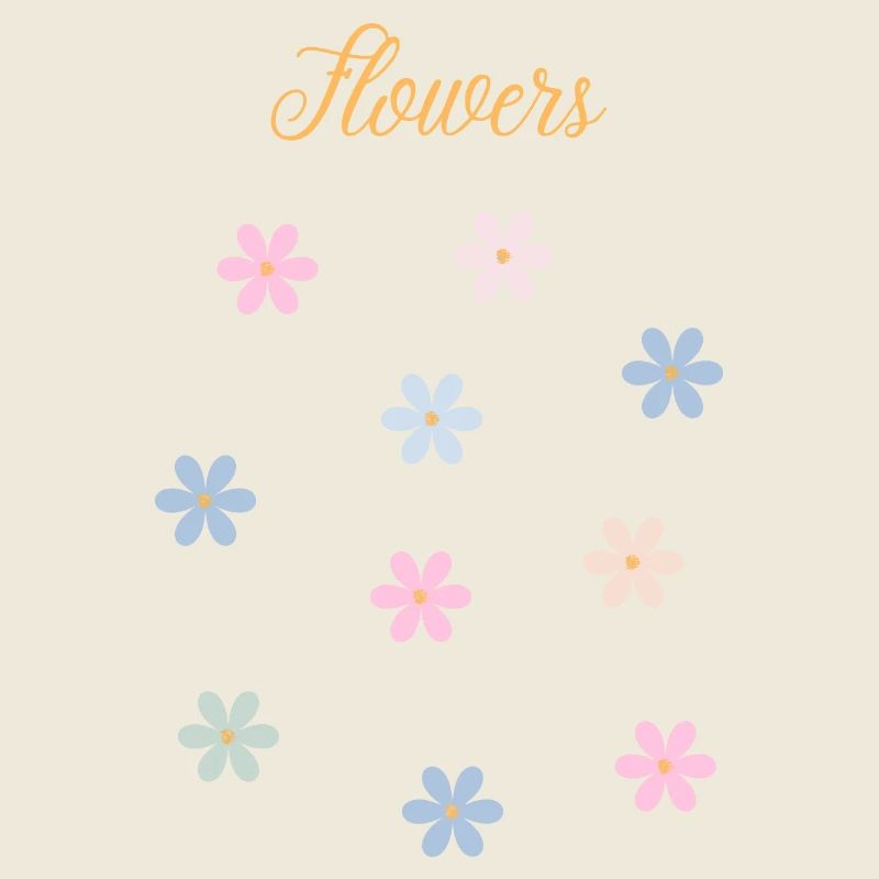 Pastel Blossom Magic : Design floral élégant