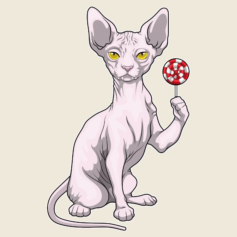 Sucette Chat Sphynx