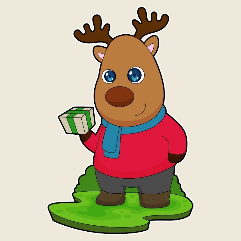 Reindeer Christmas Package