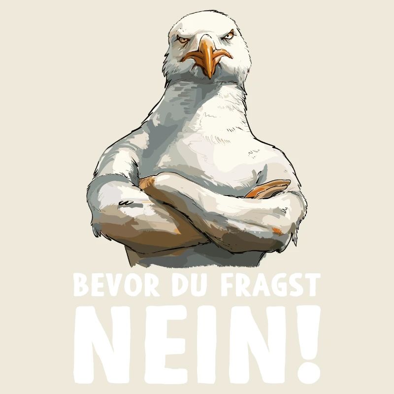 Möwe Seevogel Bevor du fragst Nein