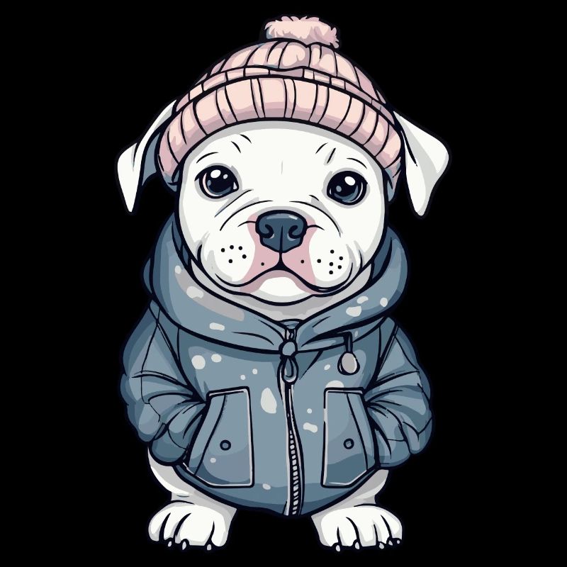 Pit Terrier Hund Stylisch