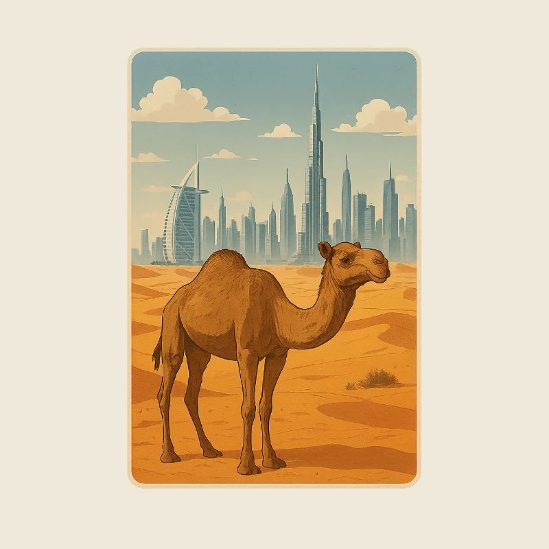 Chameau à Dubaï