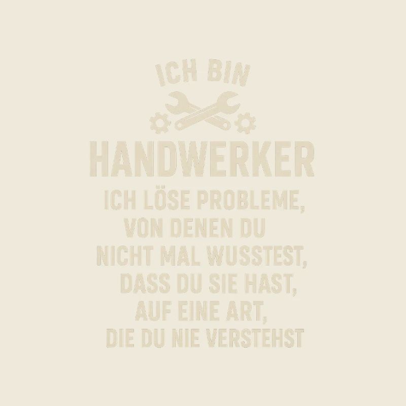 Ich bin Handwerker