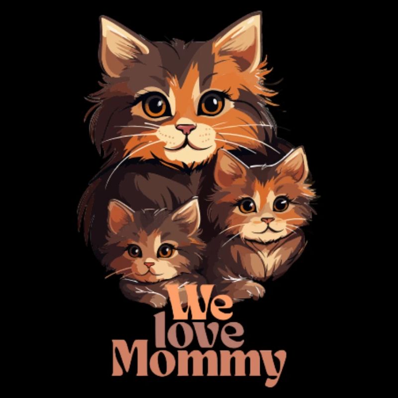 Chat - On adore maman