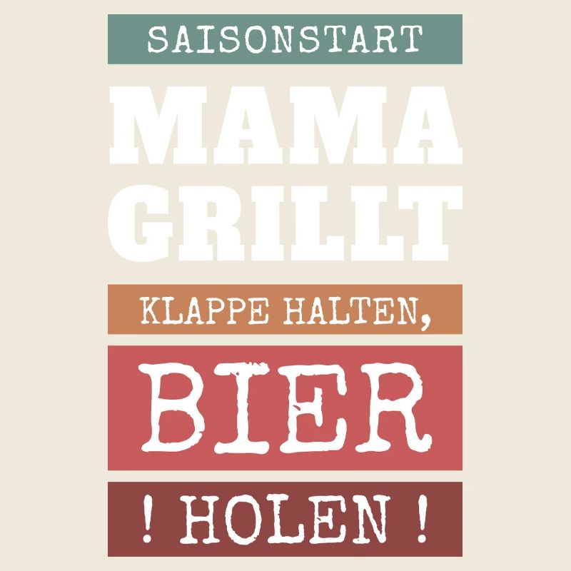 Maman au grill - Drôle de dicton BBQ