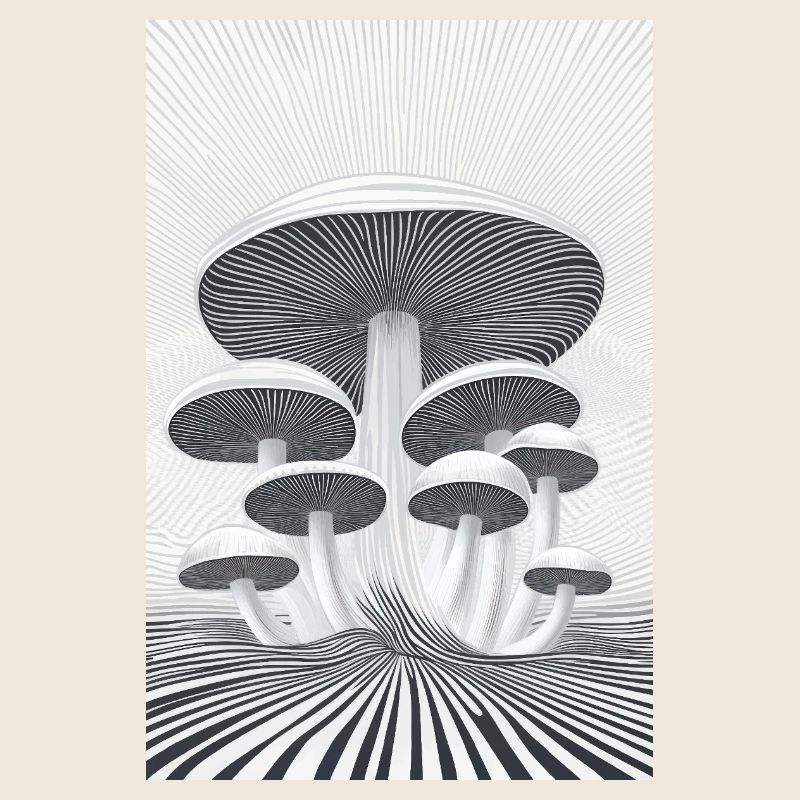 Optical Mushroom Forest