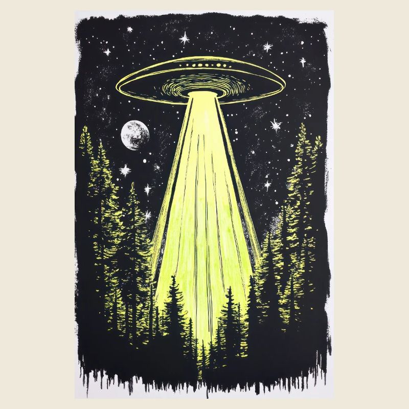 UFO in den Mitternachtskiefern