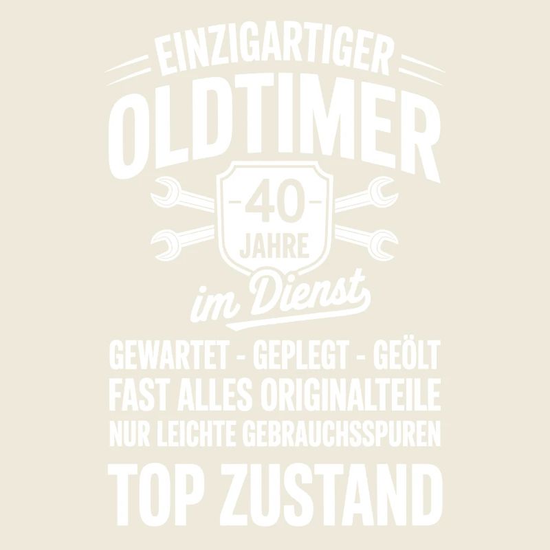40 ans de service - anniversaire de travail oldtimer