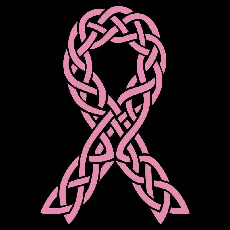 Ruban Anticancer Celtique Rose 