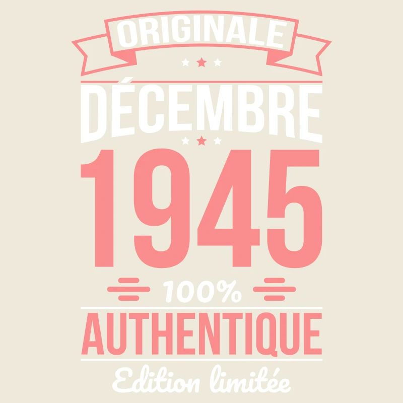 Anniversaire 80 ans - Originale - Décembre 1945