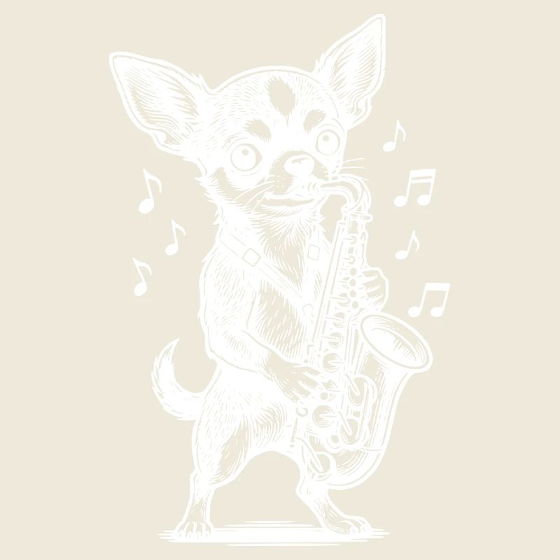 Conception de saxophone Chihuahua