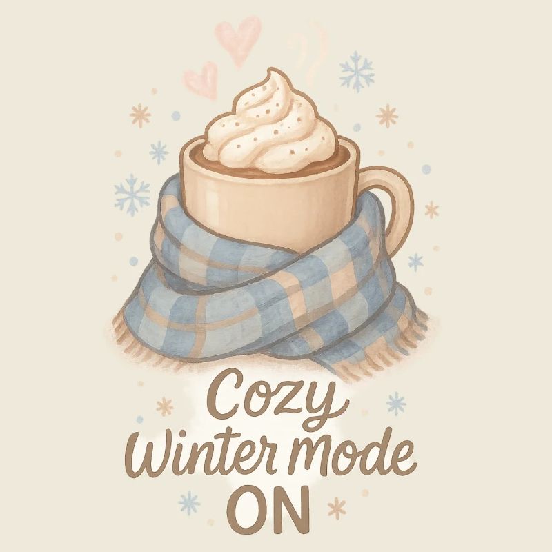 Cozy Winter Mode – Gemütliches Winter Kakao Design