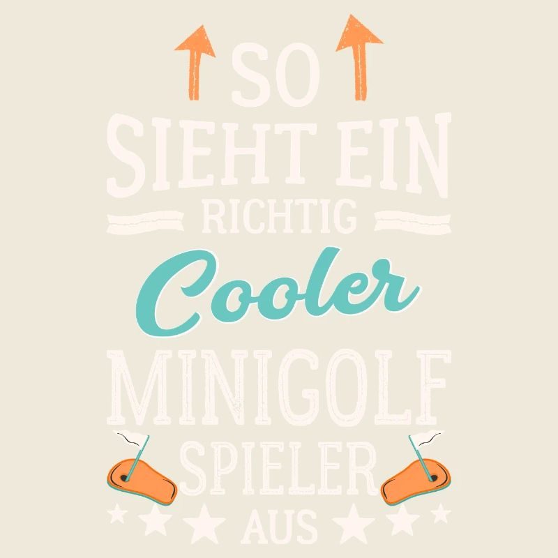 So sieht ein richtig cooler Minigolfspieler aus 