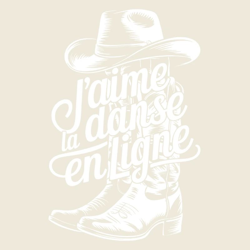 Botte Cowboy et lettrage fluide