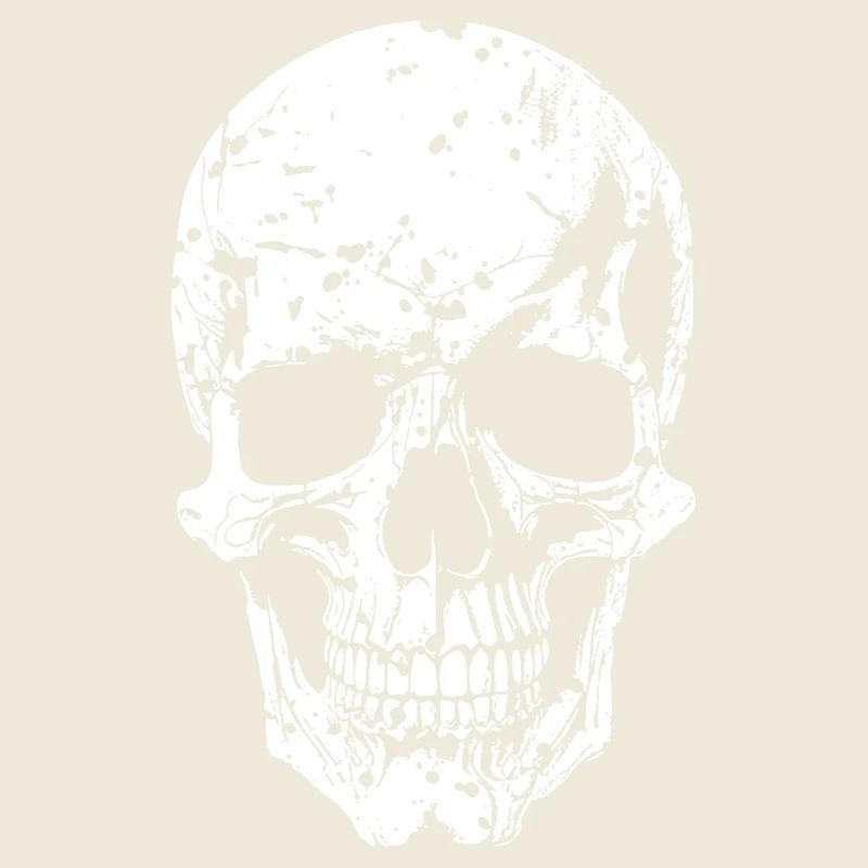 Knochen-Schädel Silhouette