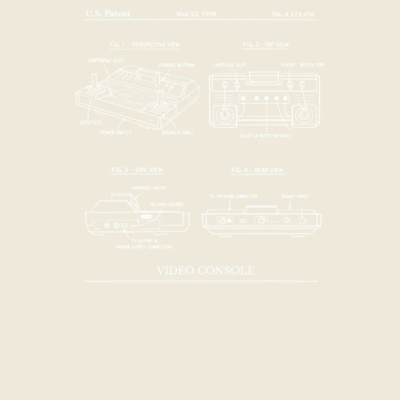 Retro Console Blueprint Design
