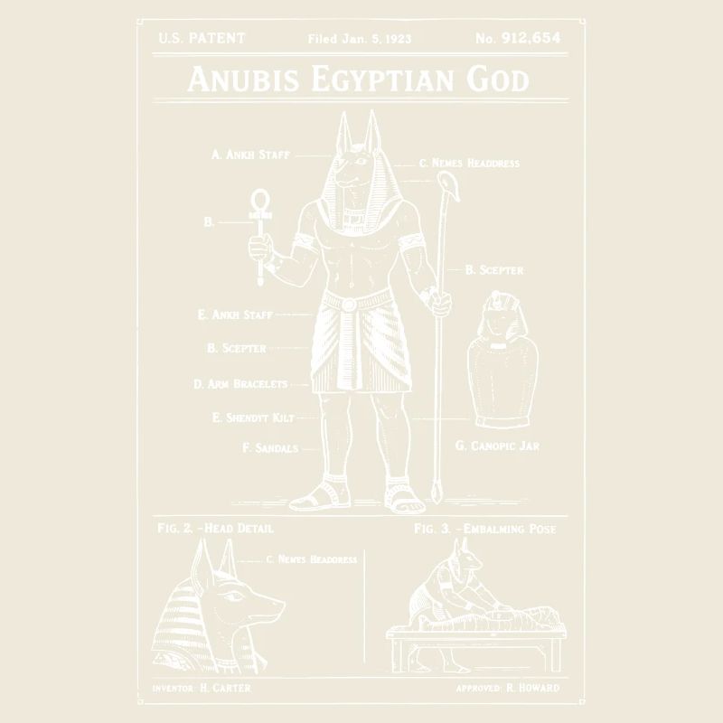T-shirt Icône du Plan Anubis