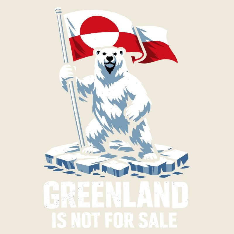 Greenland Flag Bear Greenlanders Gift