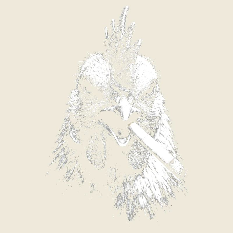 Smoking Hen Graphic