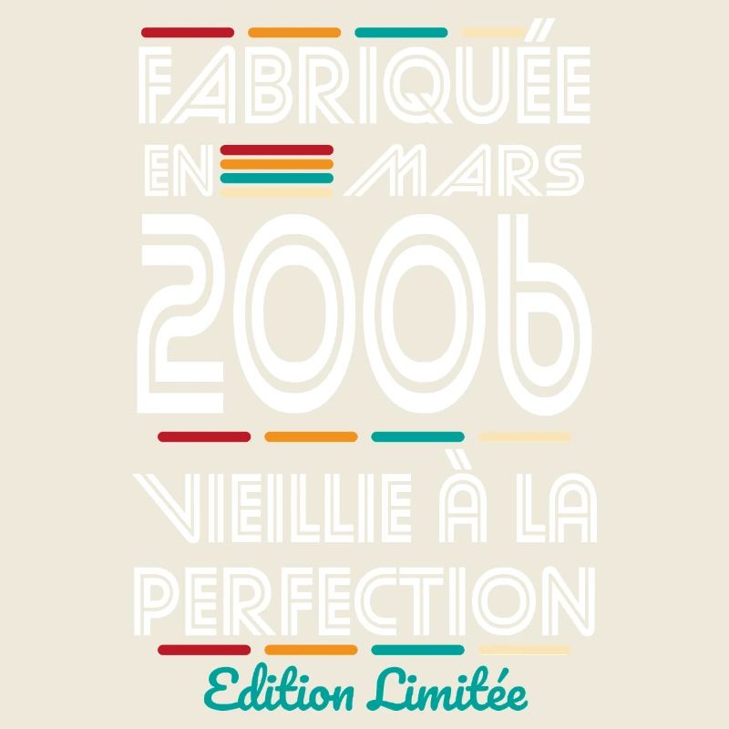 Anniversaire 20 ans - Fabriquée en Mars 2006