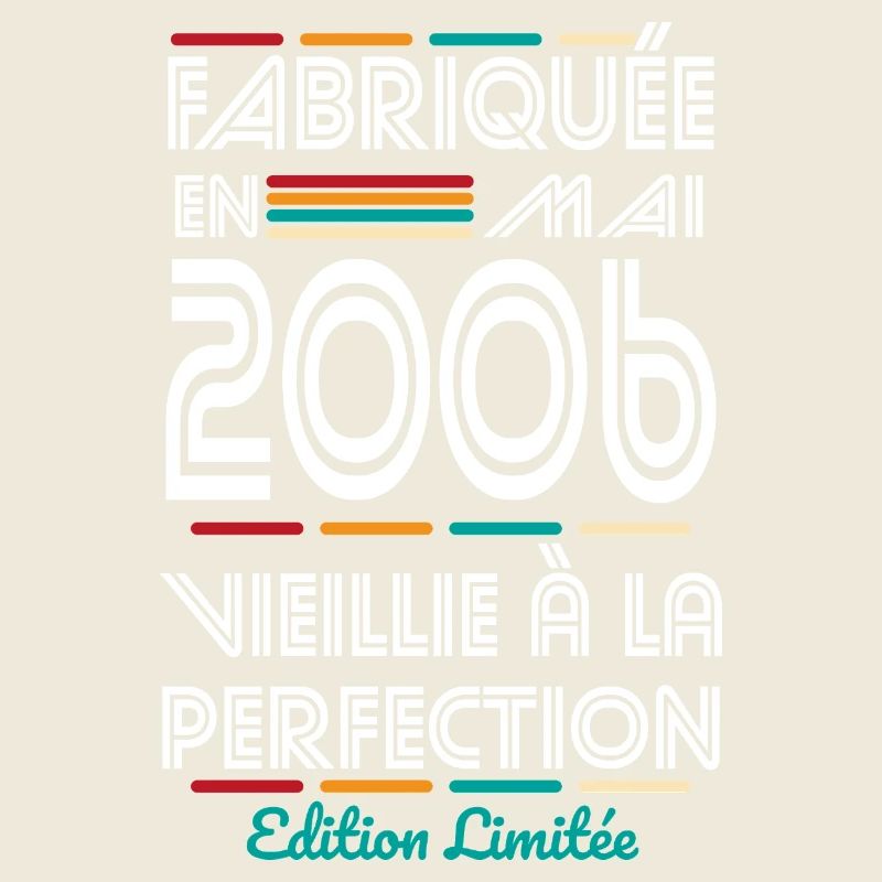Anniversaire 20 ans - Fabriquée en Mai 2006