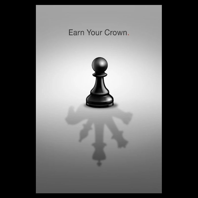 Earn Your Crown Minimal Mindset Design