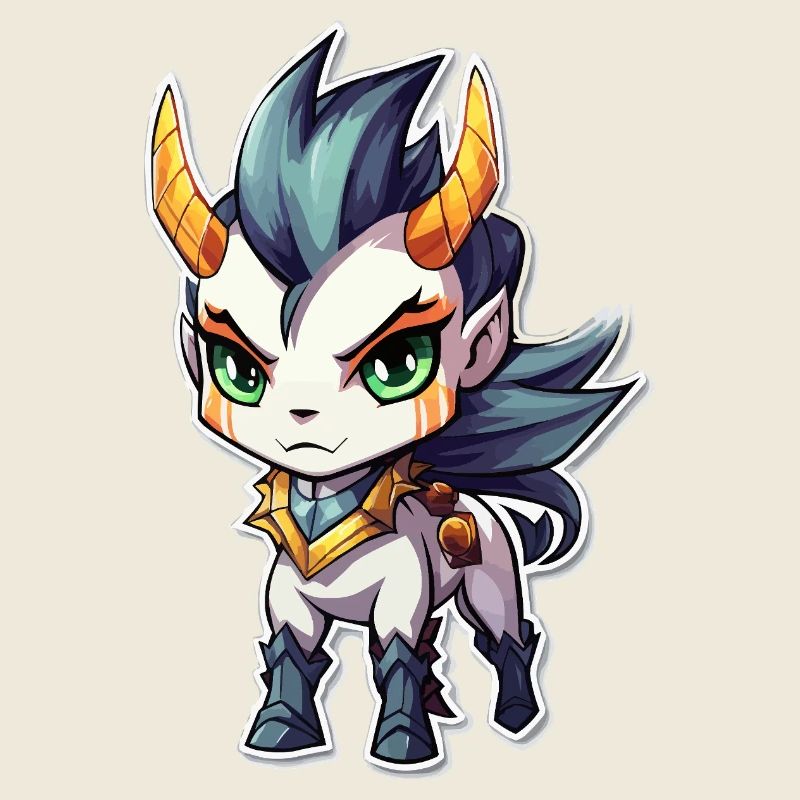 Cheval Démon Chibi