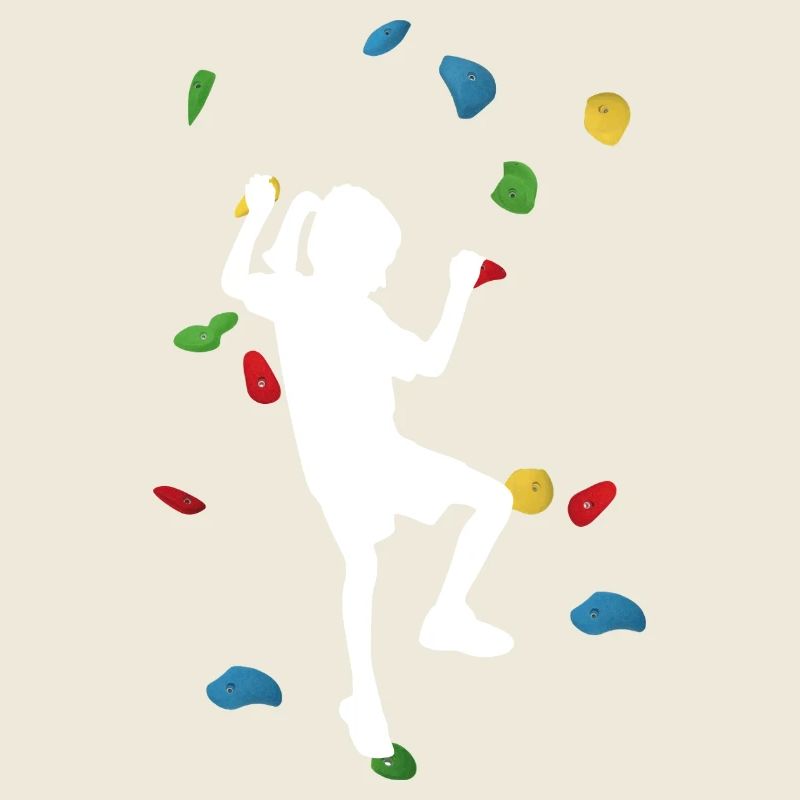 Fille du mur d’escalade Blanche – Rocher