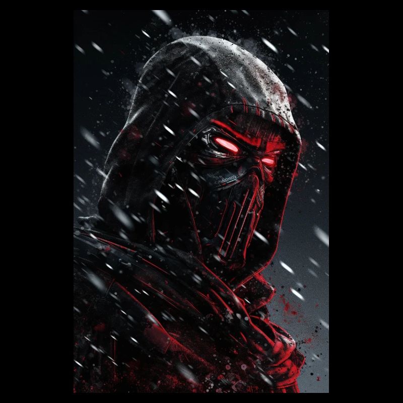 Neon Cyber Ninja Warrior #6