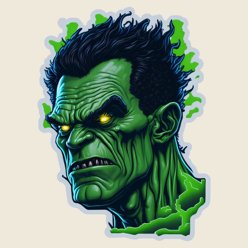 Monstre vert d’Halloween 4