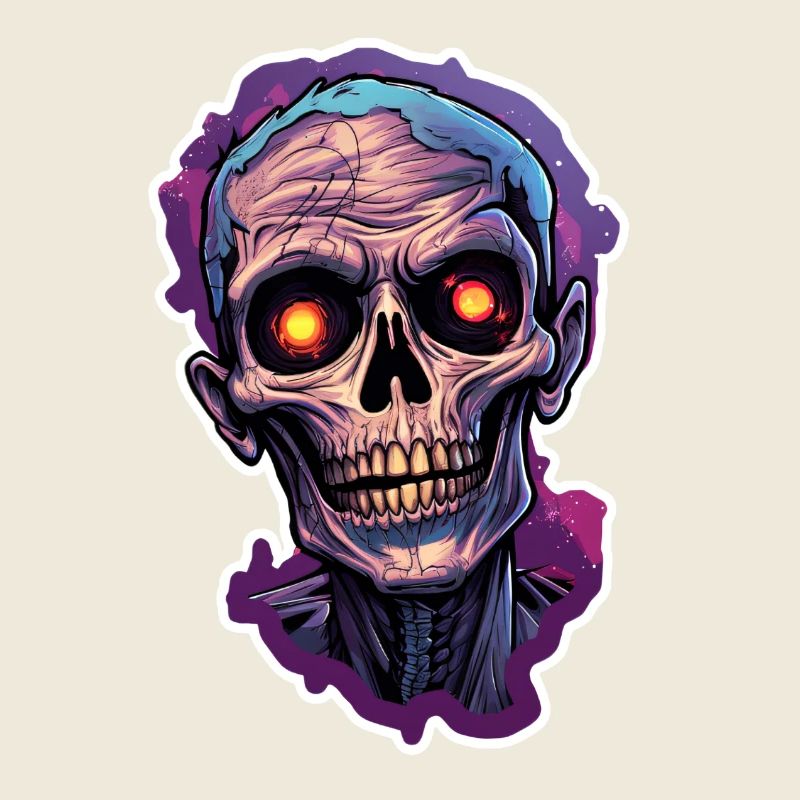 Skull Zombie Halloween