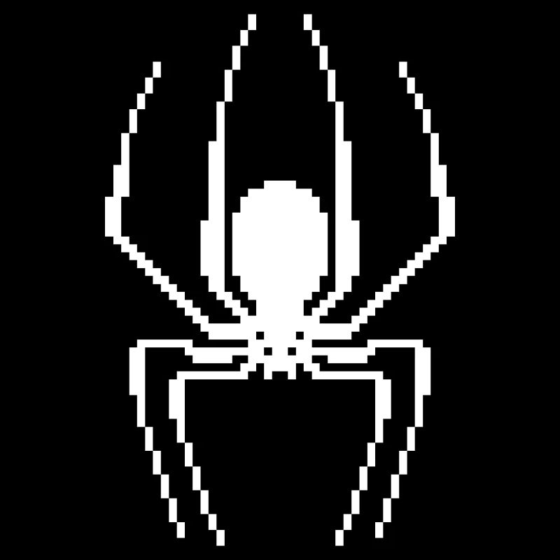 G33 Pixel Spider in Weiß
