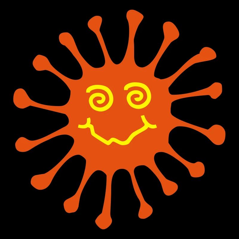 lächelnde Sonne