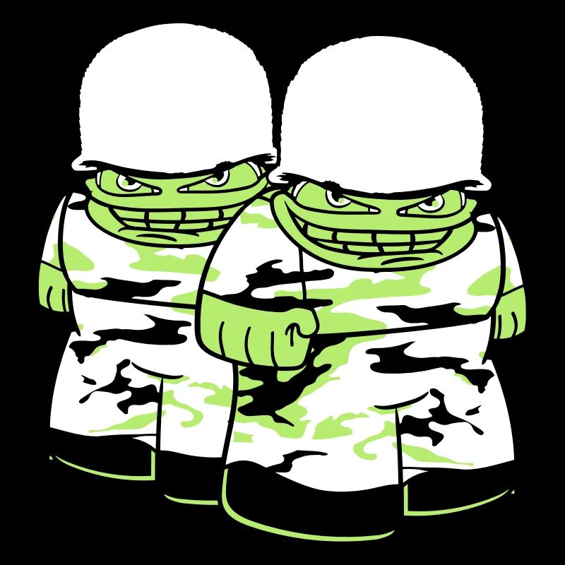2 freunde team paar soldat tarnmuster krieg armee