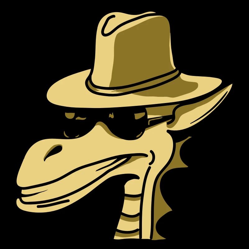 Drache Hut sonnenbrille cool comic Design