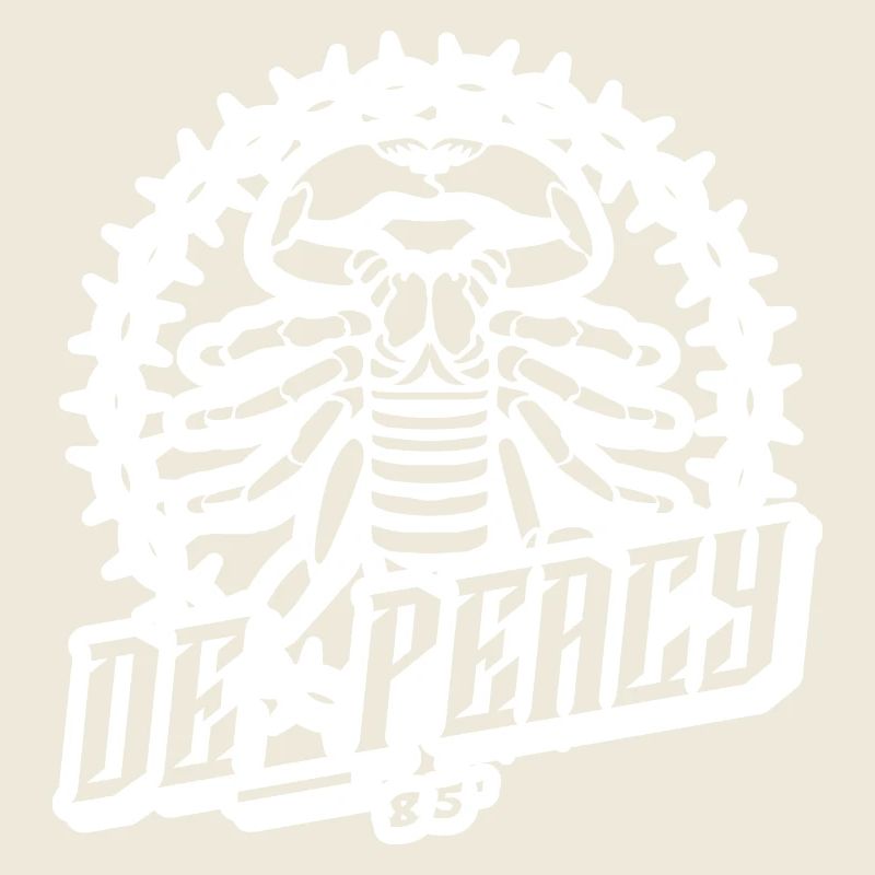 De_Peacy white logo