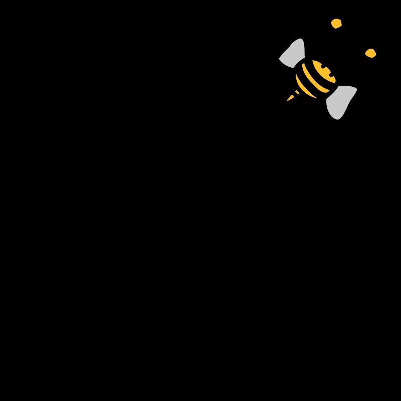 Abeille en pointillés