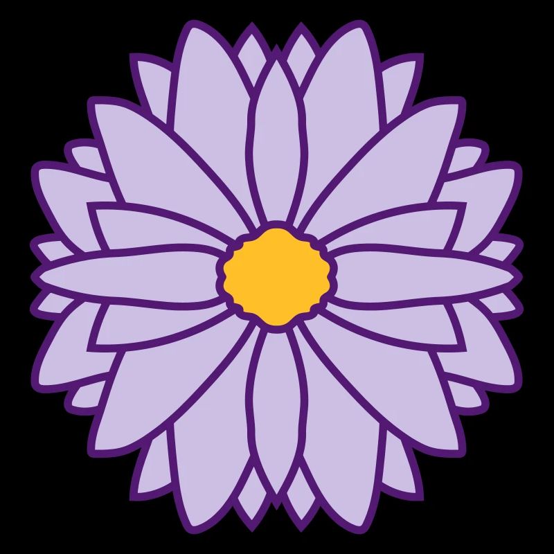 Runde Hübsche Blume Design