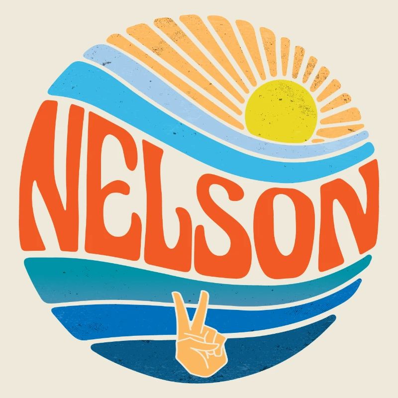 Nelson Shirt Vintage Sunset Nelson Groovy Tie Dye