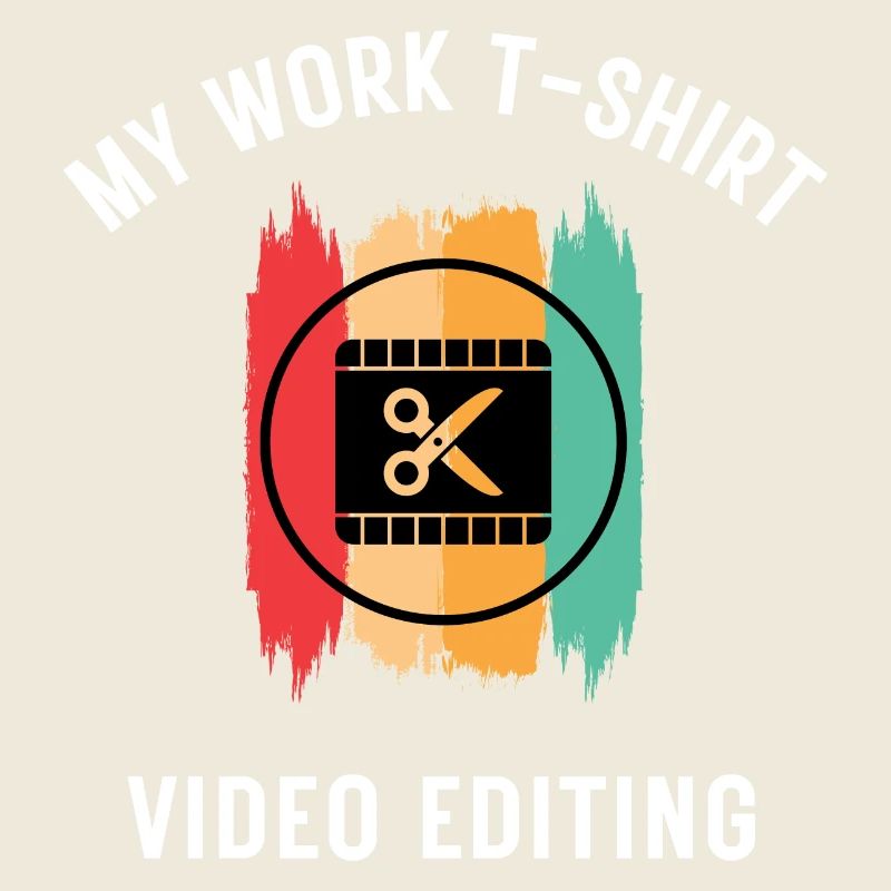 Video Editor Work T-Shirt