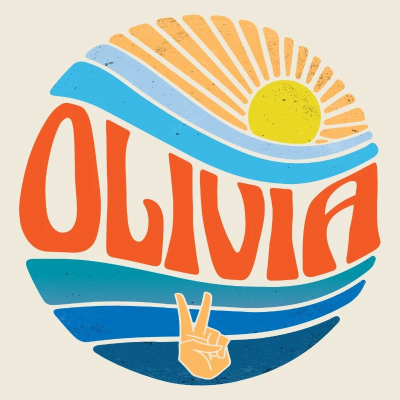 Olivia Hemd Vintage Sunset Olivia Groovy Tie Dye