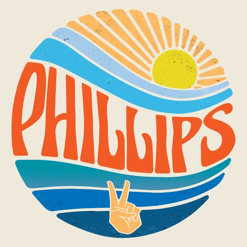 Phillips-Hemd Starke Krawatte des Vintagen Sonnenuntergang-Phillips
