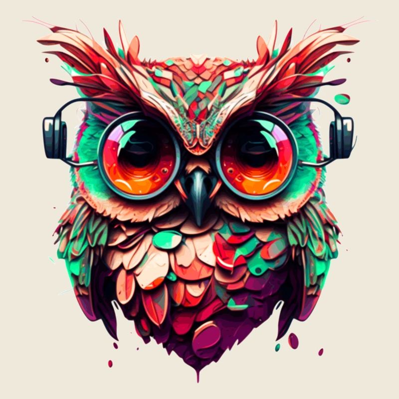 Eulemit extrem großen Augen als Illustration