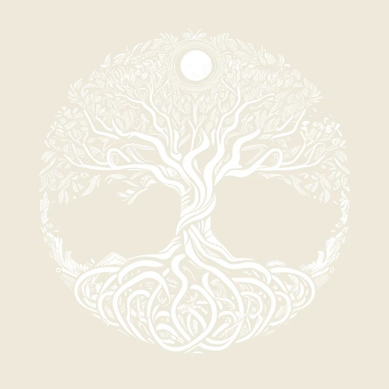 Mythical Yggdrasil the World Tree