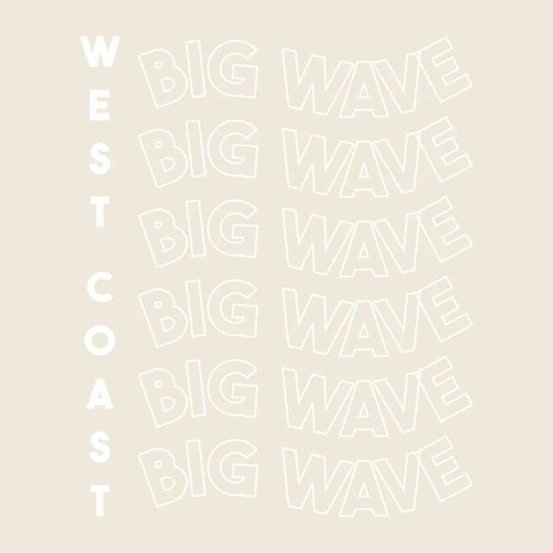 west coast big wave white