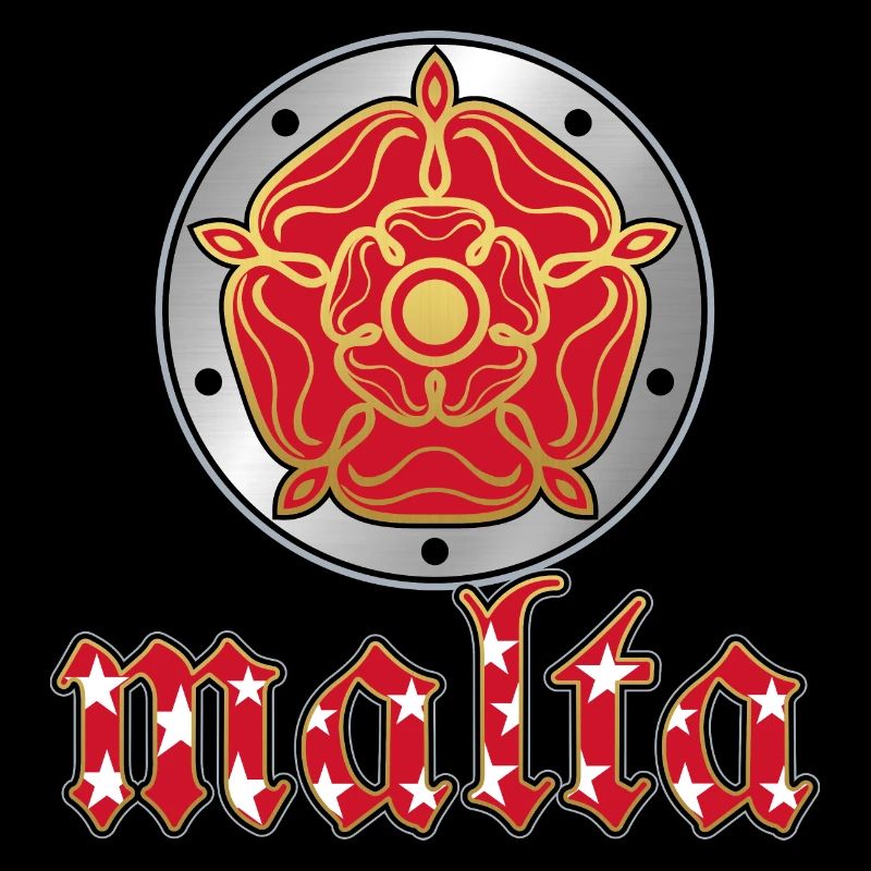 BOUCLIER MÉTALLIQUE DE MALTE