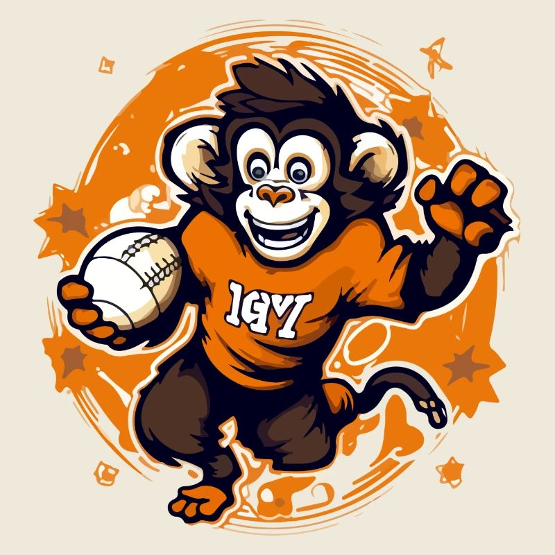 Mako le singe rugbyman