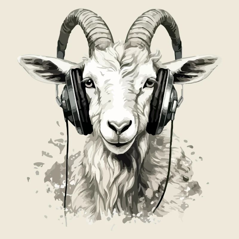 Kitty, die audiophile Ziege