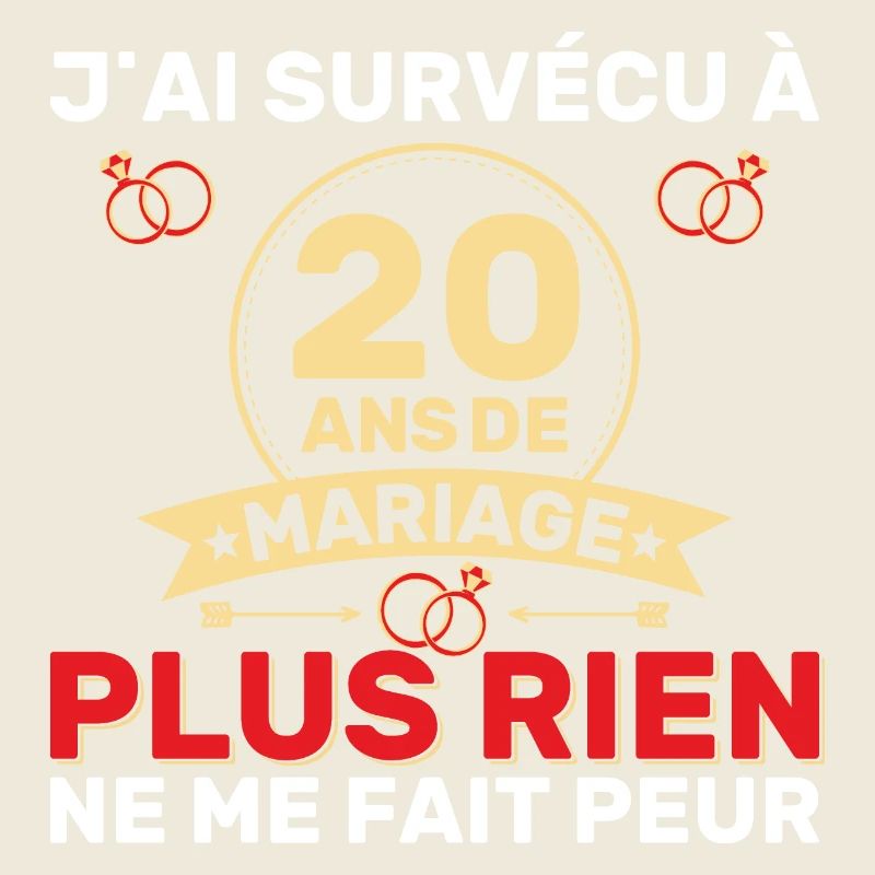 20 Ans De Mariage Noces De Coton Cadeau Mari 20eme