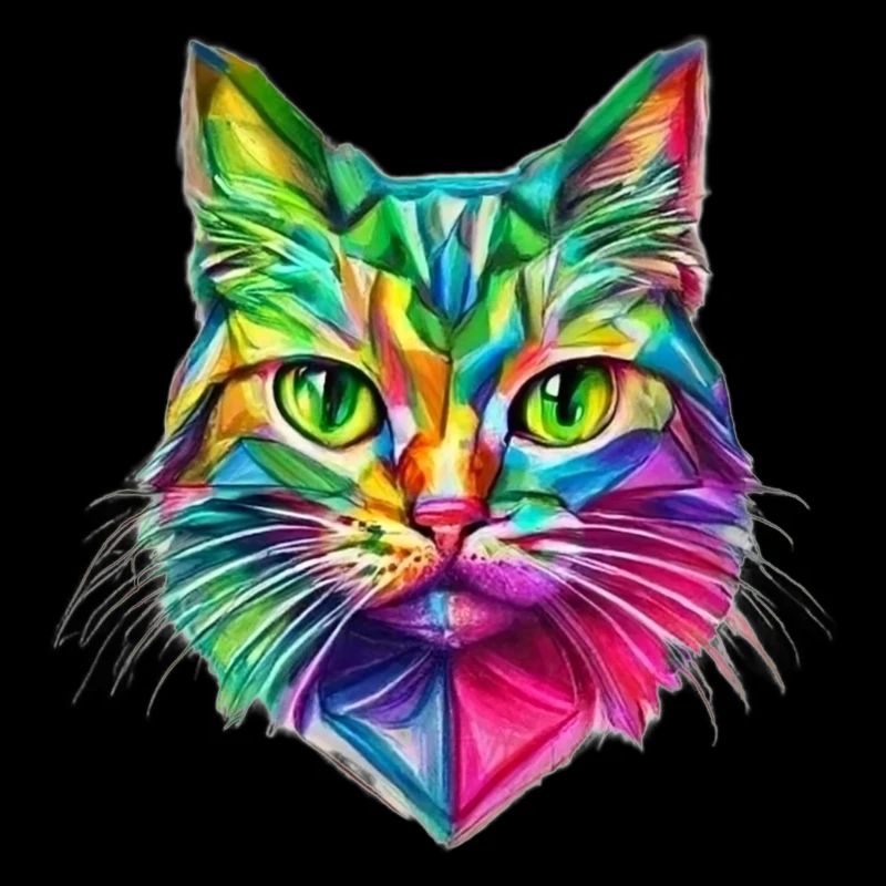 FLASHY STYLIZED CAT